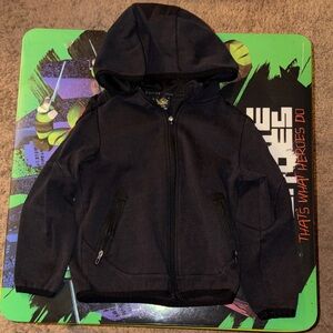 Athletic Works Kids Black Zip-Up Hoodie